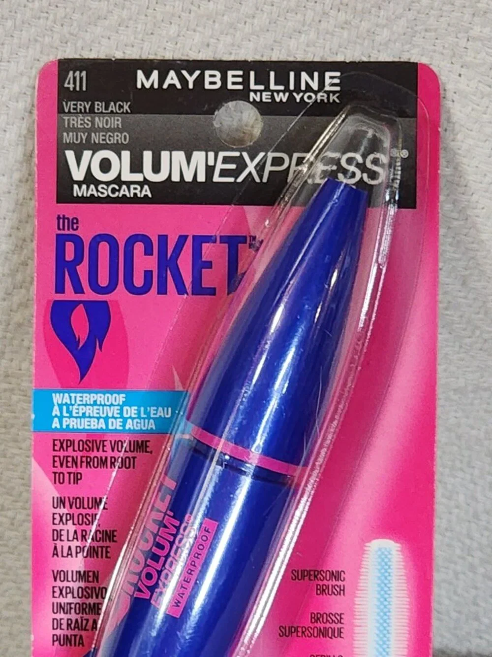 Maybelline New York The Rocket Volum'Express .3fl oz. Waterproof Mascara #411